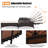 Outdoor Metal Chaise Lounge , Cushion Included