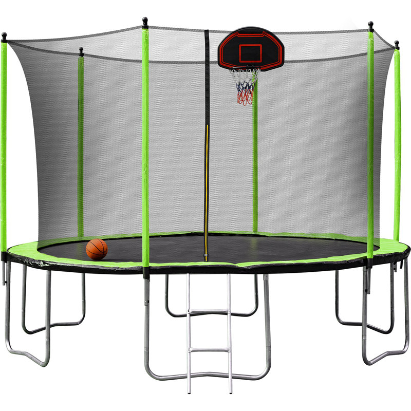 12Ft Trampoline 2023, Green