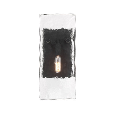 Genry 1-Light Wall Sconce in Matte Black