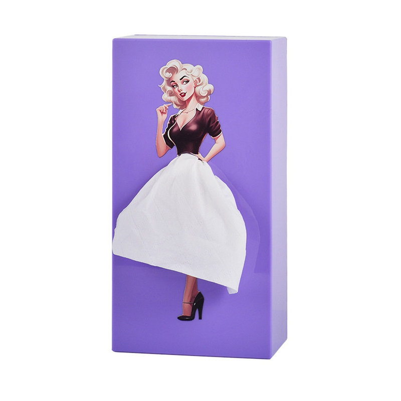 Couvre-boîte à mouchoirs Lady