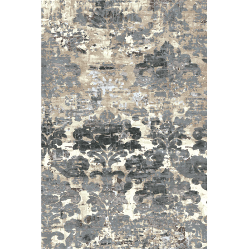 Tapis de couloir luxueux, tissu 100% velours, 39,4 po x 59,1 po | Semelle antidérapante en coton, d'une hauteur de poils de 0,4 po | Antibactérien, lavable à la machine | Impression numérique 3D, design élégant pour le décor et le confort de la maison