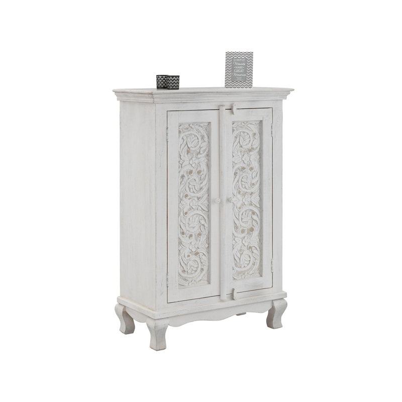 Granger Solid Wood Freestanding Linen Cabinet