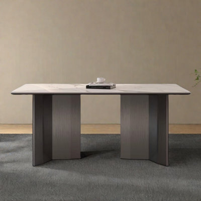 Table de salle à manger haut de gamme italienne de luxe minimaliste