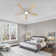 51.96" 5 - Blade Reversible Ceiling Fan With LED Lights And Remote