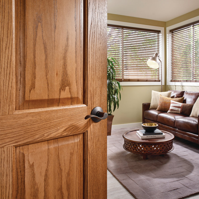 Accent Lever Hall and Closet Lock, Matte Black