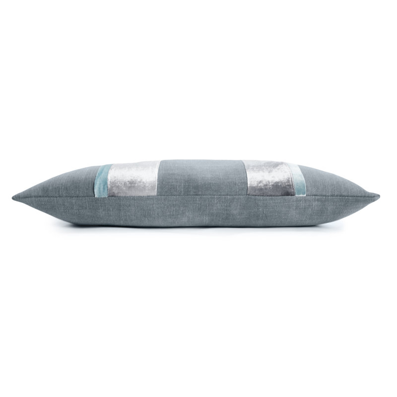 Stripe Lumbar Pillow Cover & Insert, Dusk, 12" x 24"