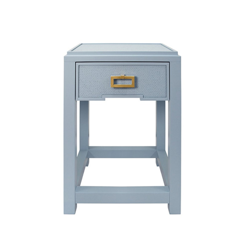 Jean End Table, Blue