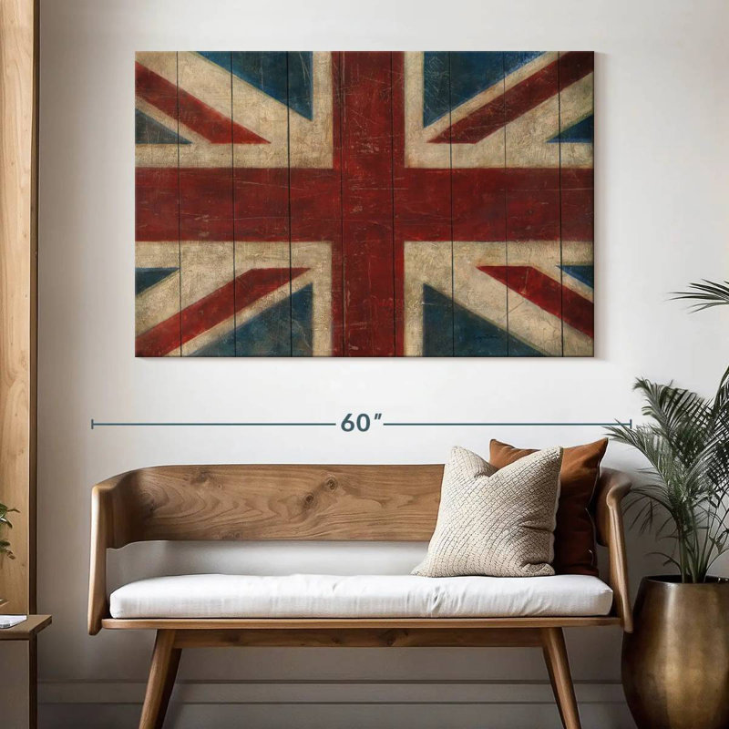 Borges Union Jack, H 34 po x l 51 po