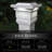Classy Cap Solar Powered Integrated LED 4" x 4" Fence Post Cap Light-9809747