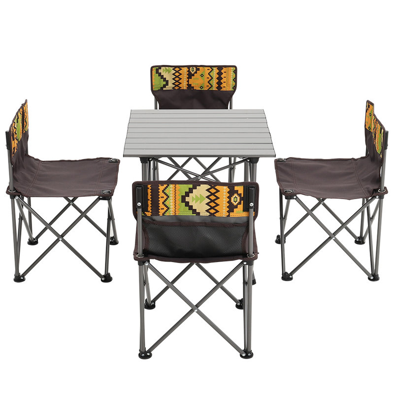 Square 5 - Piece 4 - Person 52Cm L Outdoor Table Set