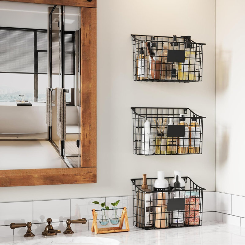 Wall Mounted Garbage Bin Basket