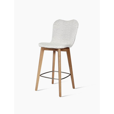 Lily Stool with Solid Wood Frame