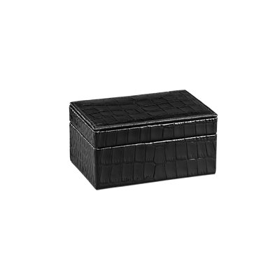 Graphic Image Small Box, Leather