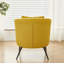 Chaise d'appoint moderne en velours avec pieds et coussin en métal-1139108957