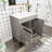 Jacquinto 28'' Single Bathroom Vanity withCeramic Top