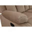 Causeuse inclinable en tissu de microfibre Global United