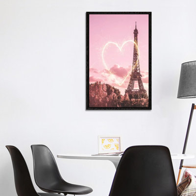 Paris Heart - Print on Canvas