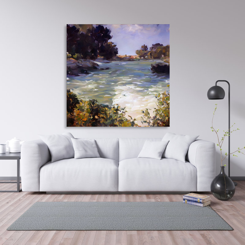 Along The River, 54" H x 54" W