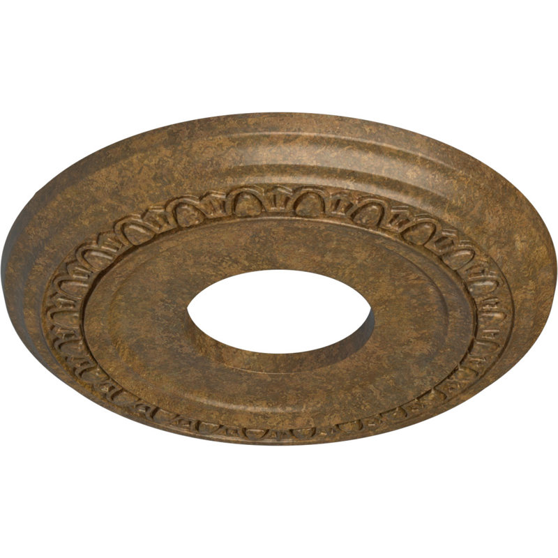 Médaillon de plafond en spirale Endurathane, Bronze huilé