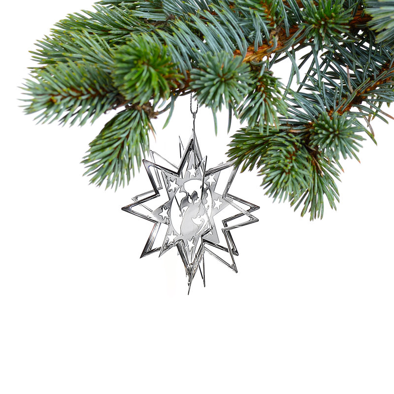2.75'' Metal Holiday Shaped Ornament