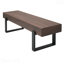 Banc de style campagnard 59 po de style industriel, pour la cuisine intérieure, le chevet, le vestibule et le rangement pour chaussures