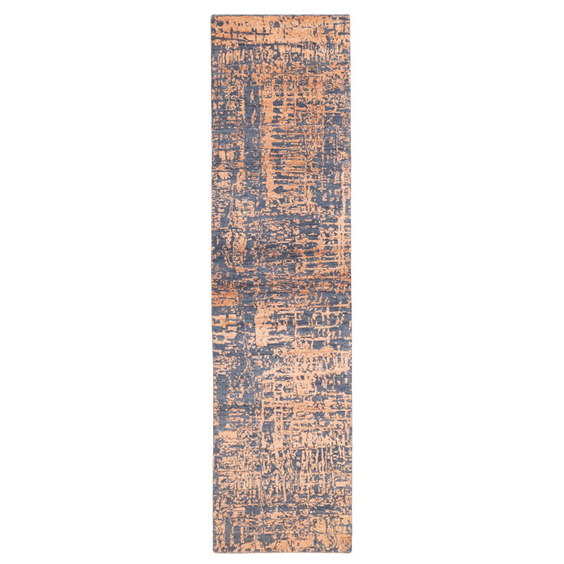 Tapis bleu Legacy en cuivre 2 pi 6 po x 10 pi 3 po