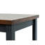 Table basse 48 pouces rectangulaire, noir et whisky, peuplier, avec roulettes bois de peuplier moderne de 48 po, mobilité douce