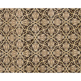 High-Quality Hand-Knotted Black And Gold Area Rug