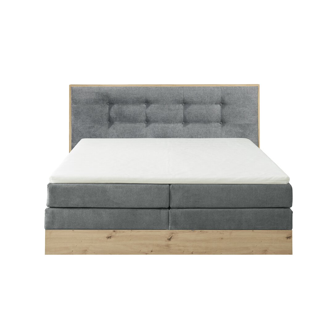 Boxspringbett Aghancrossy mit Topper und Bettkasten