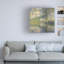 Art mural sur toile tendue - Art mural Monet «Poplars On The Epte» pour le salon, la chambre à coucher ou le bureau - 18 x 18-43346221