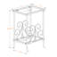 Table de bout Jacana Grey