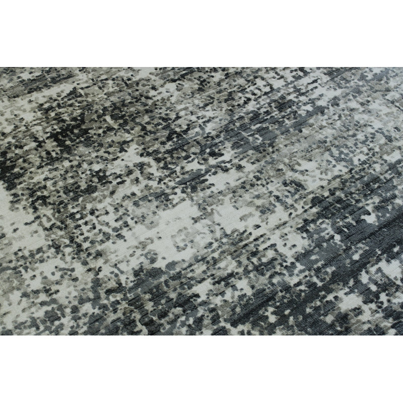 Tapis unique Rayxeah 5,0 x 8,0 blanc