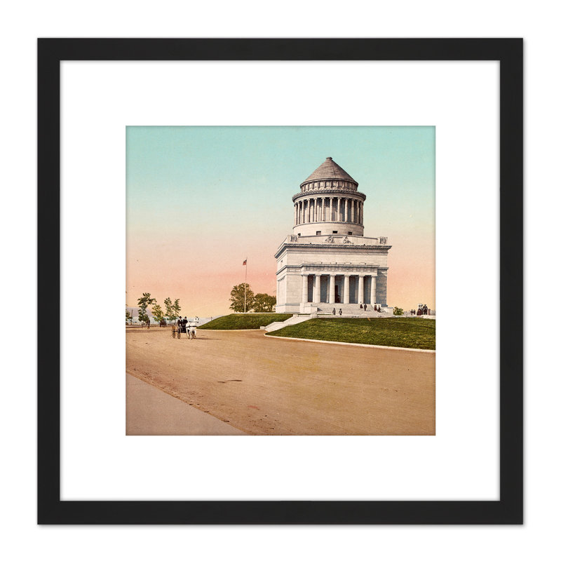 New York grants Tomb Riverside Park 1 Piece Single Picture Frame Painting