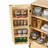Farmhouse Curved Storage Pantry Cabinet 72" Tall - 8 Door Shelves & Hidden Drawer For Kitchen Bathroom-1662357355