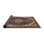 Bleu marine oriental/beige/rouge Tapis décoratif-624143850