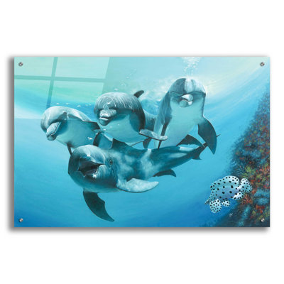 " Dolphins " by Durwood Coffey