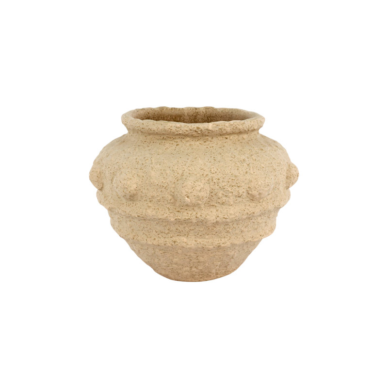 Grand pot à fleurs Casa, H 7,5 po x l 9,25 po x P 9,25 po, Tanné