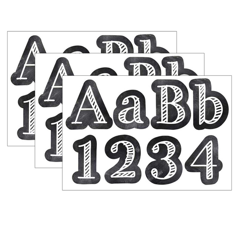 Ajoutez de la craie! Chalkboard Designer Letters