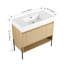 Meuble-lavabo 36 po avec lavabo simple en résine
