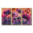 Toile avec cadre flottant or