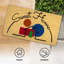 Non-Slip Geometric Doormat