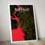 Buffalo City Map - impression d'art graphique-24704779