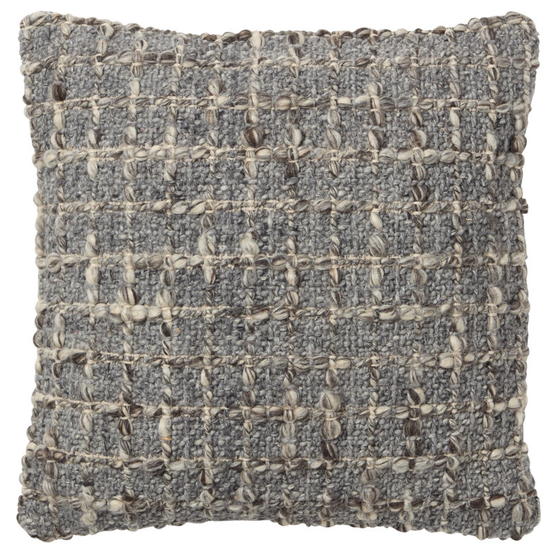 Angora Darian Handmade Pillow & Insert (22"), Down