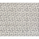 Himalayan Cotton Geometric Area Rug in Dim Gray/Tan