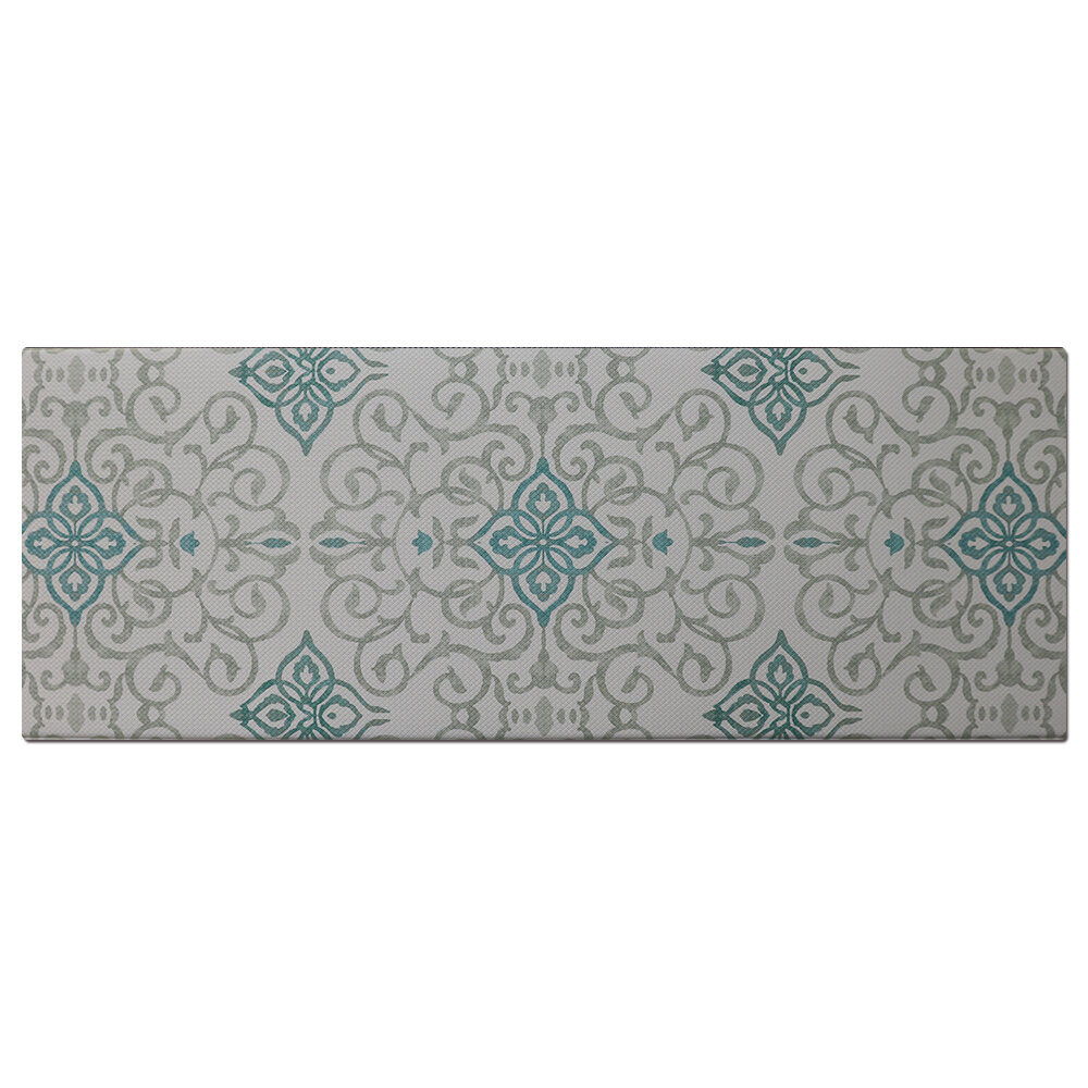 Kitchen Anti-Fatigue Mat Canora Grey Color: Light Gray