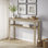 Newcastleton 43 " W Solid Wood Top Console Table