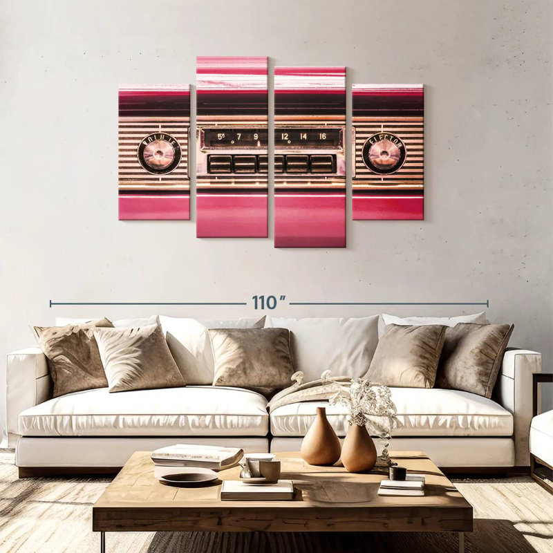 Autoradio Abarca Retro, H 48 po x l 75 po