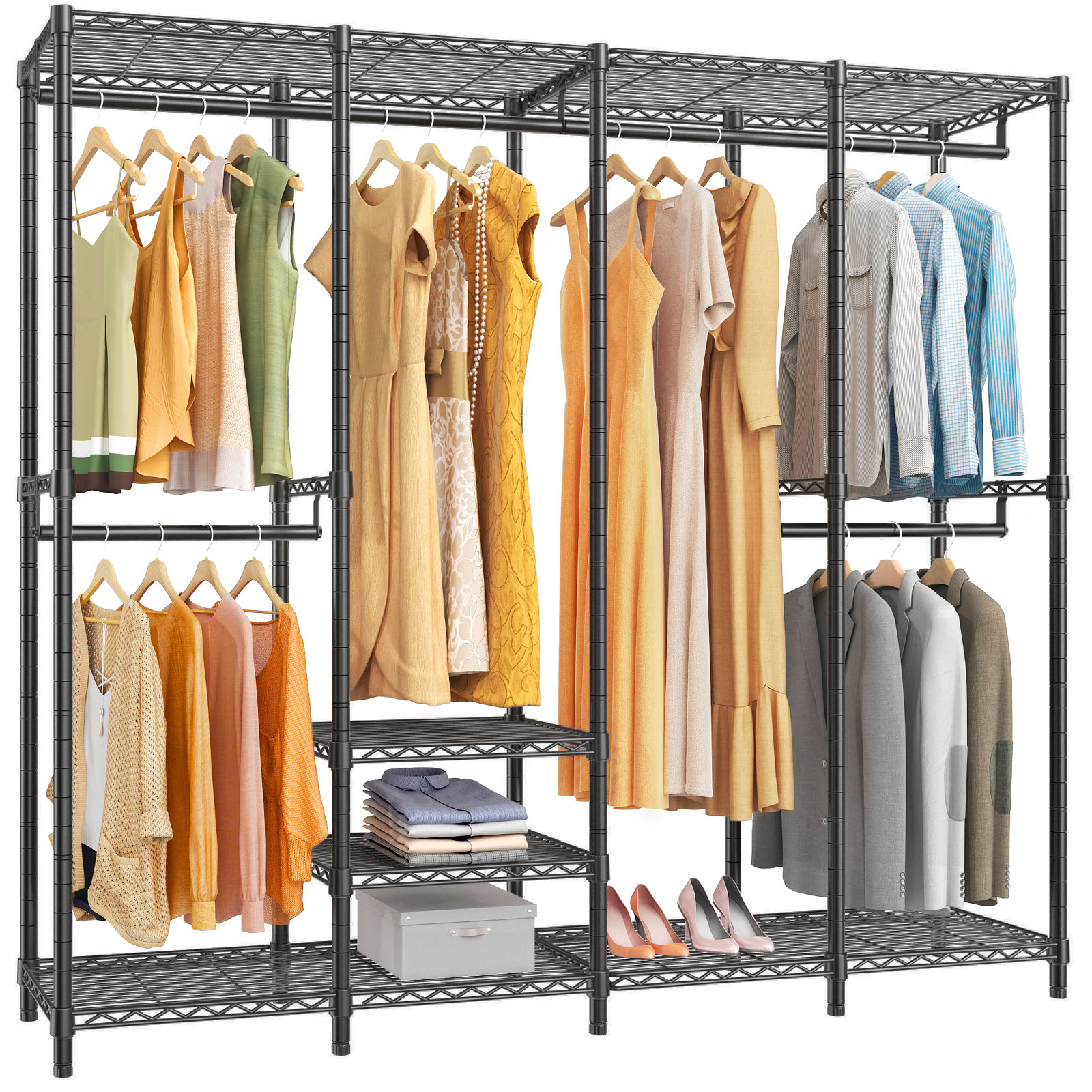 VIPEK 76'' Freestanding Clothes Rack & Reviews | Wayfair