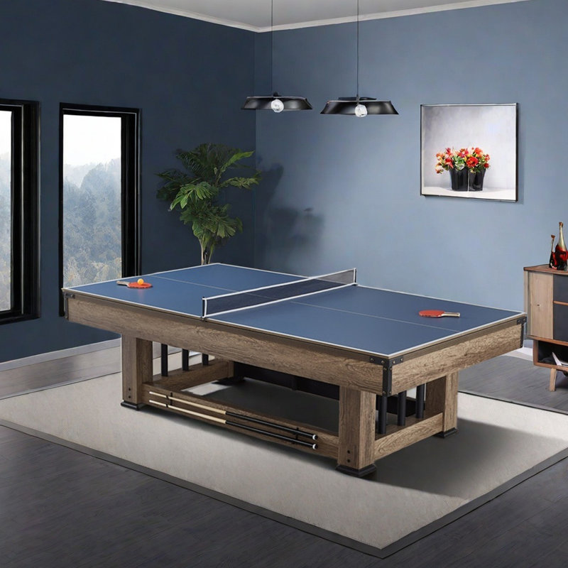 Table multi-jeux, H 32 po x l 96 po x P 52 po, Noir