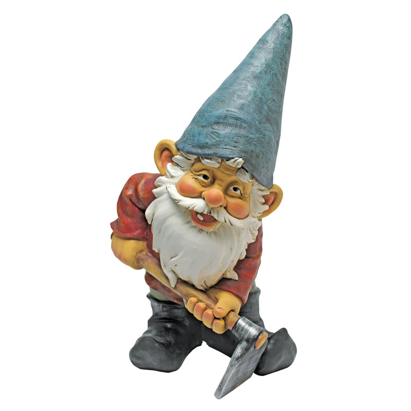 Statue de nain de jardin Bulldoze